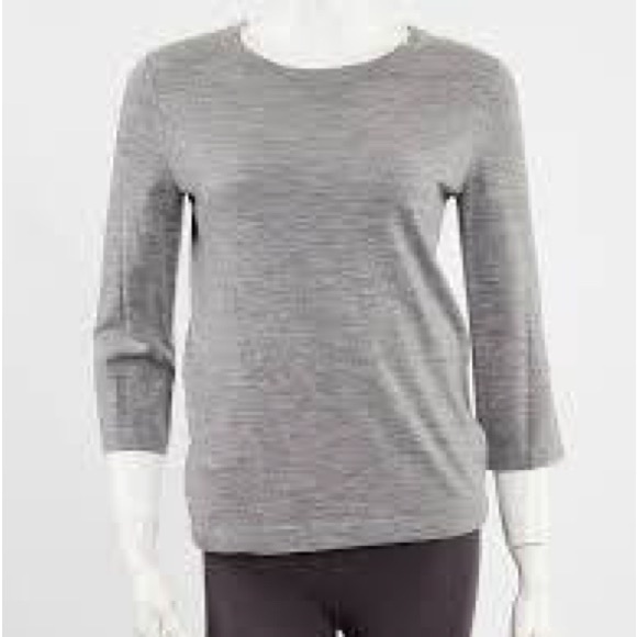 Chloé Cosy Grey Wool Blend Pullover Sweater Medium – Grey Wool Blend, Like New - Picture 3 of 7